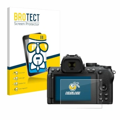 Immagine di brotect Pellicola Protettiva Vetro per Nikon Z50 II Protezione Schermo [Durezza Estrema 9H, Chiaro]