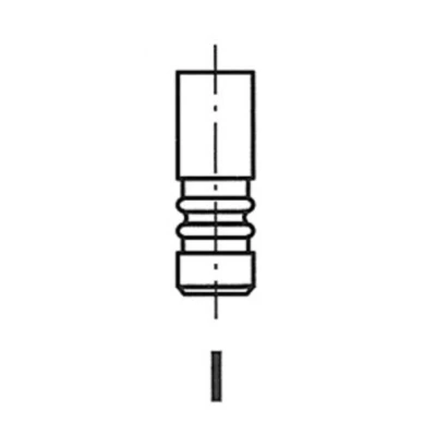 Immagine di FRECCIA R6598/RCR valvola di Scarico 28,5 Stelo cromato CHRYSLER: VOYAGER 4