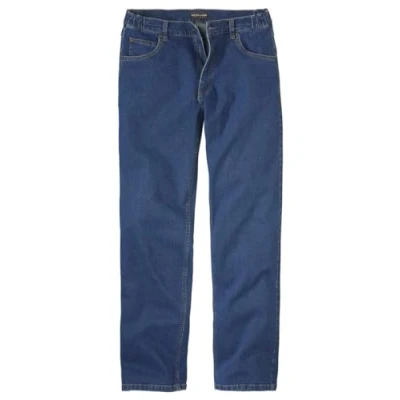 Immagine di ATLAS FOR MEN Jeans da Uomo Regular Elasticizzati a Vita Elasticizzata Denim Estivo e Resistente con Tasche Multiple Disponibile in Taglie Forti