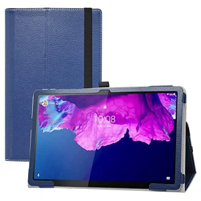 Immagine di LIFANG Cover per Lenovo Tab P11,Slim Ultra pelle sottile e leggera Case Custodia 11&quot; P11 /P11 Plus 5G (TB J606F /J616F /J607Z) / Moto G70 Tablet,Blu