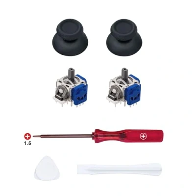 Immagine di Mcbazel 7 in 1 Kit di Effetto Hall Joystick Analogico Ricambio Riparazione per Controller PS5 DualSense