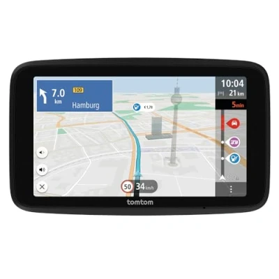 Immagine di TomTom Navigatore per Camper e roulotte GO Tour (schermo da 6&quot;, PDI camper, aggiornamenti Wi Fi, Traffic, 6 mesi di avvisi autovelox, mappe d&#039;Europa, indicatore corsia in movimento)