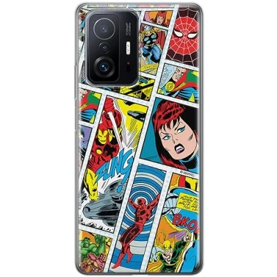 Immagine di Ert Group custodia per cellulare Xiaomi 11T 5G / PRO originale e con licenza ufficiale Marvel, modello Avengers 034 adattato in modo ottimale alla forma dello smartphone, TPU