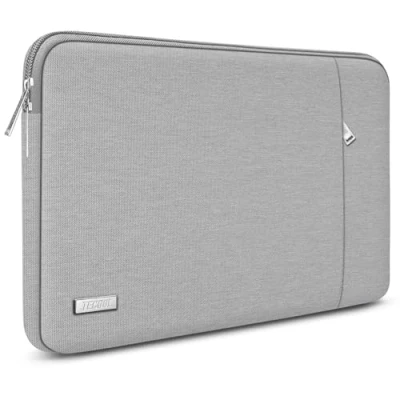 Immagine di TECOOL Custodia 13,3 Pollici per 13 MacBook Air M2 M1 2022 2010,13 Pro 2012,14 2023,13,5 Surface Laptop 3/2, Porta Computer Sleeve PC Portatili,Grigio