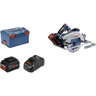 Immagine di Bosch Professional BITURBO GKS 18V 68 GC+ 2x 5,5 Ah PC Sega circolare a batteria Profondità di taglio max. (90 ) mm incl. seconda batteria,