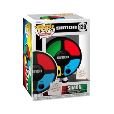 Immagine di Funko Pop! Vinyl: Simon Logo Probabilità di 1/6 per la Variante Chase Si Illumina Al Buio Figura in Vinile da Collezione Idea Regalo Merchandising Ufficiale Ad Icons Fans