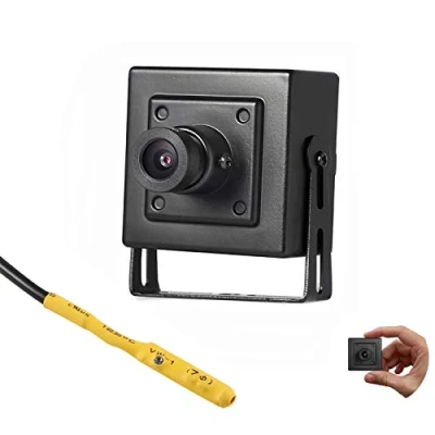 Immagine di Revotech 3MP Piccola Telecamera Sicurezza Indoor, HD 2K(3MP) PoE Sorveglianza Domestica con Mic, Rilevamento Movimento, P2P Remote View, Alloggiamento Metallo(I706 P A FHW)
