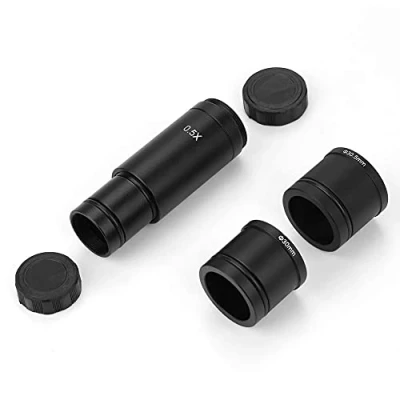 Immagine di Adattatore per Microscopio 0,5x, Obiettivo con C mount a Interfaccia di 23,2 mm, 30 mm e 30,5 Porte Telecamera CCD Oculare Digitale