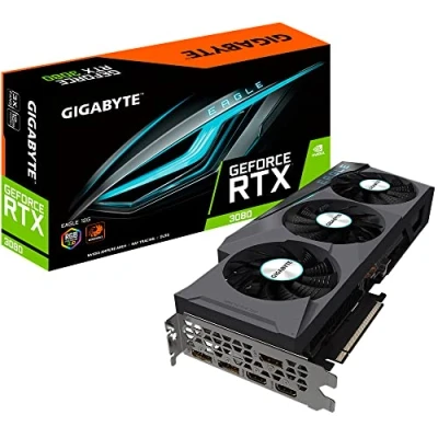 Immagine di Gigabyte NVIDIA GeForce RTX 3080 12 RAM gddr6x N3080EAGLE 12GD GV