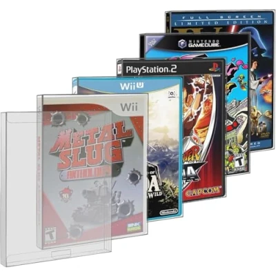 Immagine di Link e : 20 X Custodia Protettiva in Plastica Compatibile con la Scatola di Gioco per Console Nintendo Gamecube, Wii, Wii u, Sony Playstation 2 PS2, Microsoft Xbox, Xbox 360