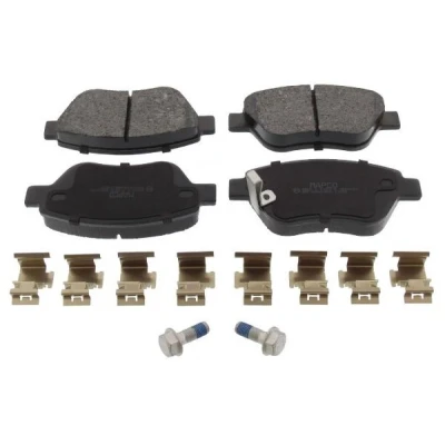 Immagine di MAPCO Kit pastiglie freno Assale anteriore con segnalatore acustico usura bulloni pinza accessori 6805/1 OPEL: Corsa D Hatchback, Adam