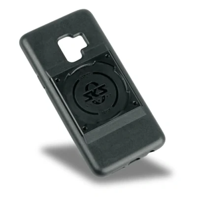 Immagine di SKS GERMANY COMPIT cover per Samsung S9 cellulare con dispositivo di fissaggio (compatibile il sistema COMPIT, in plastica bicomponente resistente all&#039;usura, piacevole al tatto), nero