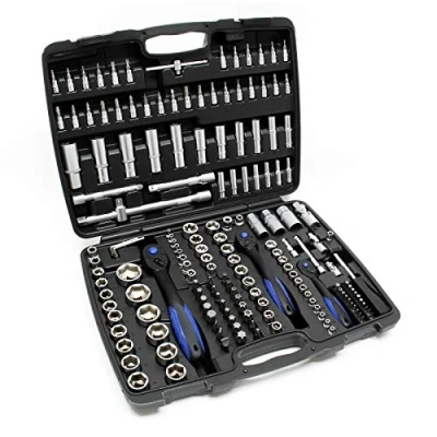 Immagine di Wiltec Set di Chiavi a bussola 172 pezzi cricchetto 1/4″ 1/2″ 3/8″