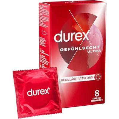 Immagine di Durex Preservativi in Lattice amore sesso Feel Ultra Sottile Trasparente, Confezione da 10