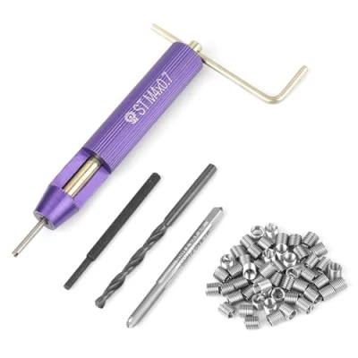 Immagine di Kit di installazione per riparazione filettatura 50 pezzi acciaio inox tipo (M4 x 2D)