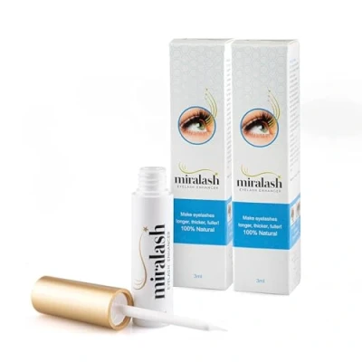 Immagine di Miralash Siero condizionante per ciglia da 3 ml, folte e lunghe (2 pezzi)