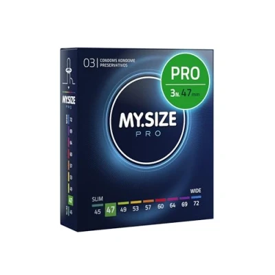 Immagine di My Size Preservativi 47 mm 3 Unità, Adatti a tutti