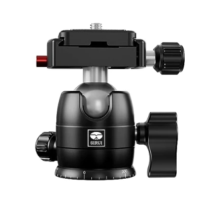 Immagine di SIRUI DSLR Camera Tripod Ball Head, 10KG/22.05lbs capacità di carico, 360Panning Base
