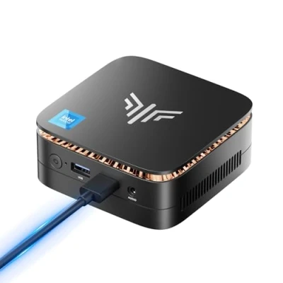 Immagine di NiPoGi Mini PC AK1PLUS N97 (fino a 3,6 GHz, 4C/4T) 16 GB RAM 1TB SSD M.2 con WiFi6, Computer Ιntel Alder Lake Supporto SATA da 2,5&quot;, Bluetooth 5.2, Dual HDMI Display