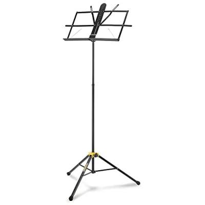 Immagine di Hercules BS100B Music Stand with EZ Desk, Glide and Angle Roller