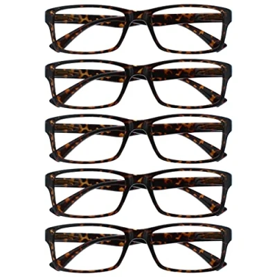 Immagine di Uv Reader Marrone Tartaruga Valore 5 Pacco Uomo Donna Stile Designer Lettori Rrrrr92 2 +3,50 106 Gr