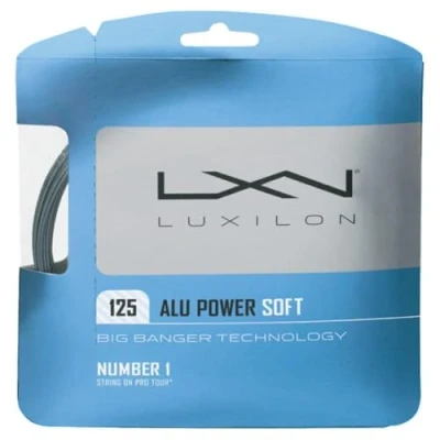 Immagine di Luxilon WRZ990101 Corda da Tennis Alu Power Soft, 12.2 m, Unisex, Argento, 1.25 mm