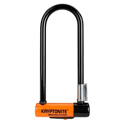 Immagine di Kryptonite Lucchetto a U Evolution Mini 9 antifurto per bici livello di sicurezza 7/10 Fornisce un alto protezione Dimensioni 8,3 cm x 24,1