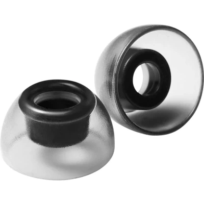 Immagine di AZLA SednaEarfit Crystal TWS (SSS/SS/S) Auricolare In Ear Cuscinetto per cuffia 3 Paio/a Nero, Trasparente