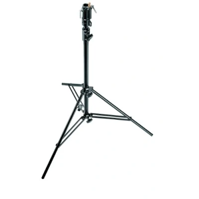 Immagine di Manfrotto 008BSU Stativo Cine Acciaio con Gambe S/R, Nero