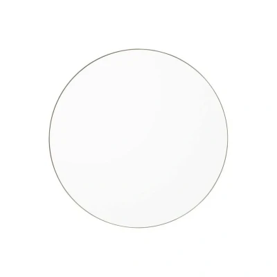 Immagine di AYTM Specchio Circum, trasparente/grigio marrone, Ø 50 cm, vetro, legno