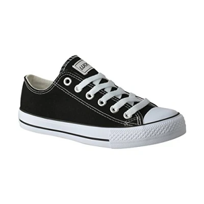 Immagine di Lucky Z Sneaker Unisex Tessile Scarpe da Ginnastica Low Top Chunkyrayan Tutto Nero 089 A AllBlack 46