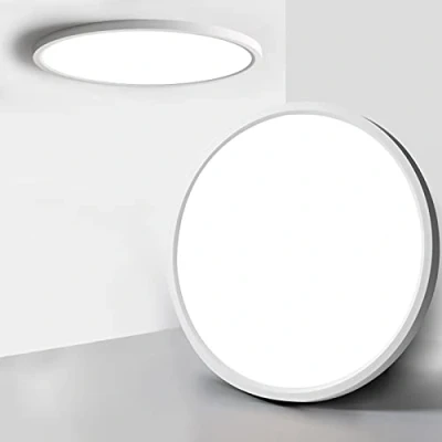 Immagine di Plafoniera LED Soffitto 24W, Lampada da Temperatura colore regolabile, 2347 LM Plafoniere Ufficio, per Bagno Cucina Corridoio e Balcone (3000K/4000K/5000K, 24W)
