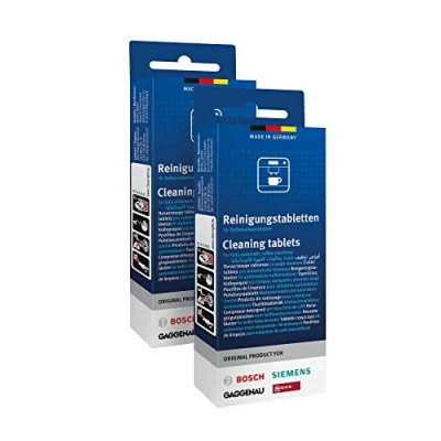 Immagine di 10 x 2 compresse detergenti per macchine da caffè Bosch Siemens Neff Gaggenau 00311979
