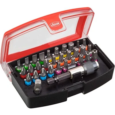 Immagine di VIGOR V5019 Set, Inserto Cacciavite (punte) 32