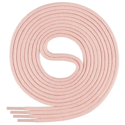 Immagine di Di Ficchiano, lacci cerati premium, rotondi per scarpe eleganti e in pelle, diametro 2 3 mm, lunghezza 45 120 cm, resistenti agli strappi, Adulti (unisex), rosa antico, 100 cm