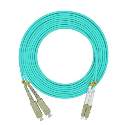 Immagine di LC a SC OM3 10G 50/125 Duplex Multimode fibra ottica Patch Cable (1m)
