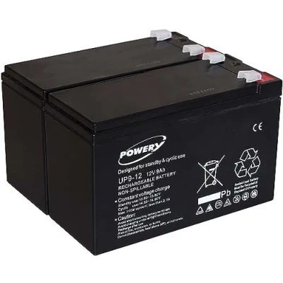 Immagine di akku net Batteria al Gel di Piombo per:ups APC Smart ups 750 9Ah 12V, Lead Acid