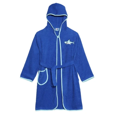 Immagine di Playshoes HAI Accappatoio per bambini, Taglia: 146/152, Blau