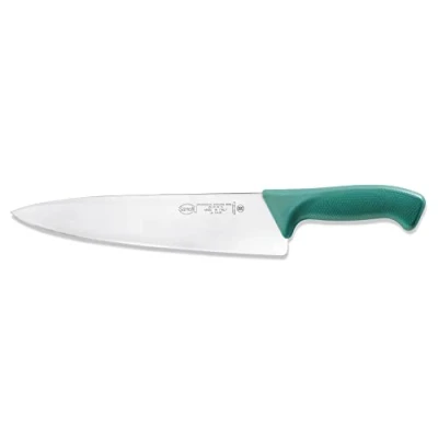 Immagine di Sanelli Linea Skin Coltello Trinciante Cm.25, Acciaio Inossidabile, Verde, Lunghezza lama 25 cm.