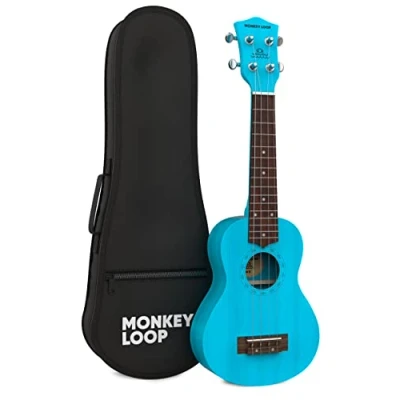 Immagine di MONKEY LOOP Stone Blue Ukelele Soprano