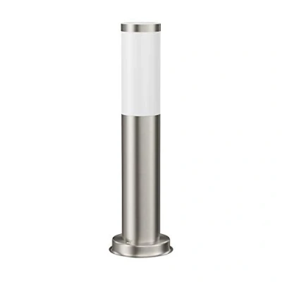 Immagine di ledscom.de luce da sentiero/bitta luminosa/luce giardino PORU per esterni, IP44, 39 cm, acciaio inox, 1x E27 max. 40W, colonna, di orientamento, esterno, terra, giardino, terrazza,