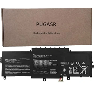 Immagine di PUGASR C31N1811 Laptop Battery Compatible with ASUS Deluxe14 Deluxe 13 ZenBook 14 UX433 UX433F UX433FA UX433FN BX433FN RX433FN U4300F U4300FA U4300FN Series 0B200 03080000 11.55V 50Wh