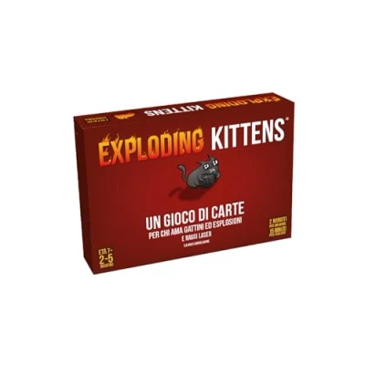 Immagine di Asmodee Exploding Kittens Gioco di Carte, Party Game, 2 5 Giocatori, 7+ Anni, Edizione in Italiano
