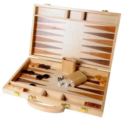 Immagine di Engelhart 150536 Set di Backgammon in Legno Intarsiato