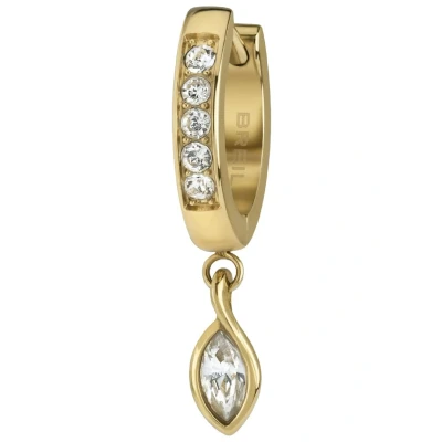Immagine di BREIL, My Lucky Collection, Monorecchino Donna Be Unique TJ3184, Collezione Gioielli Giulia Salemi, in Acciaio Colorato, con Cubic Zirconia, Colore Gold, Misura 2