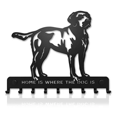 Immagine di SirHoldeer Porta Guinzaglio da Parete per Cani, Labrador Retriever Gadget, Chiavi Muro Casa Moderno, Portachiavi Parete, Appendichiavi Ingresso, Appendiabiti Design