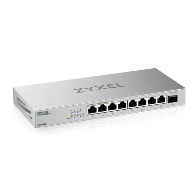 Immagine di Zyxel 8 Port 2.5G Multi Gig Unmanaged Switch con 1 x 10G SFP+ montaggio a parete o da tavolo [XMG 108]