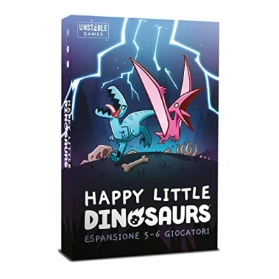 Immagine di Asmodee Happy Little Dinosaurs: Espansione 5 6 Giocatori Gioco da Tavolo, 2 Giocatori, 8+ Anni, Edizione in Italiano
