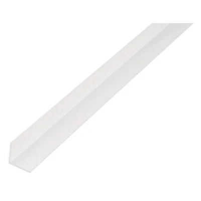 Immagine di Alberts 479206 Profilo angolare plastica, bianco 1000 x 10 mm