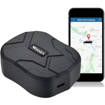 Immagine di GPS Tracker, Localizzatore per Auto Impermeabile Anti perso con Geo Fence Alarm Tracciatore di Posizione 150 Giorni Standby Auto/Veicoli/Camion/Moto/Nave/Flotta, App Gratuita Tracking 10000mAh
